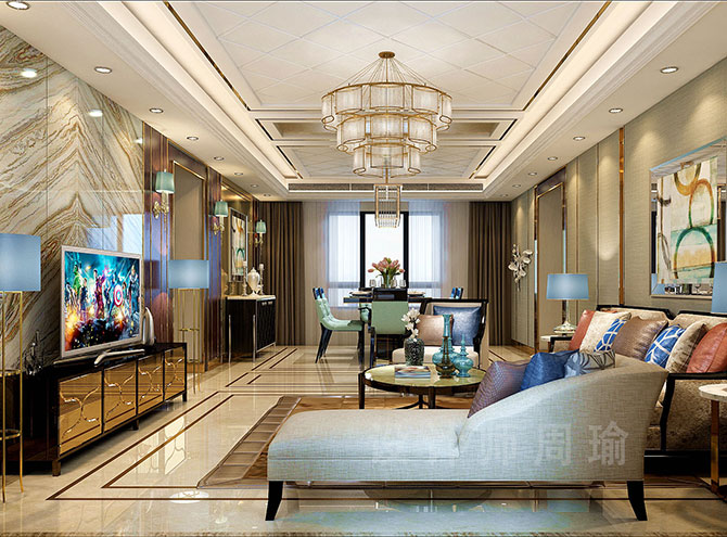 大鸡巴狂操世纪江尚三室两厅168平装修设计效果欣赏